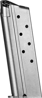 10mm 7-Round Stainless Steel Magazine for 1911 Officers Model