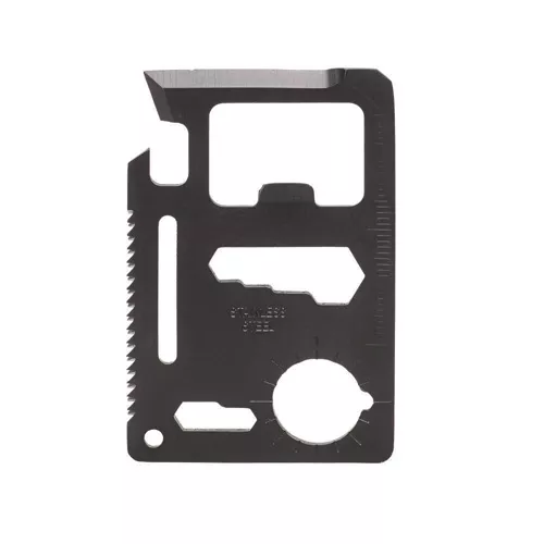 11-IN-1 SURVIVAL TOOL – BLACK