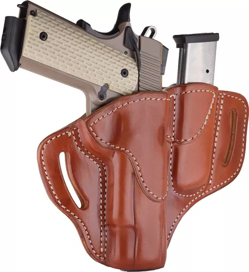 1791 BH1 BELT HOLTR W/ MAG HLD – MULT-FIT RH 1911 FRM 4-5″ BRN