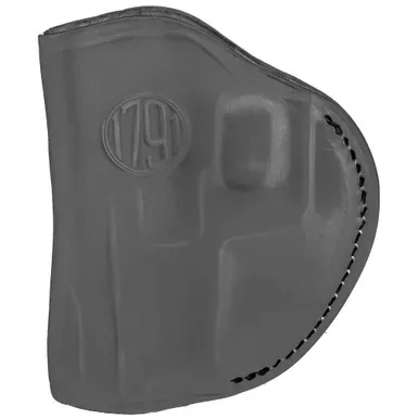 1791 Gunleather 2 Way Holster | Inside Waistband Holster | Size 5 | Right Hand | Stealth Black | Leather | 2WH-5-SBL-R