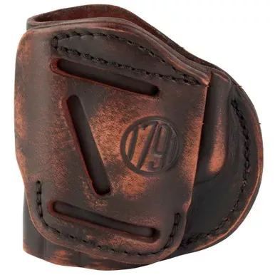 1791 Gunleather 4 Way Holster Size 4 | IWB or OWB Holster | Fits Full Size Pistols | Matte Finish | Vintage Leather | Right Hand | 4WH-4-VTG-R