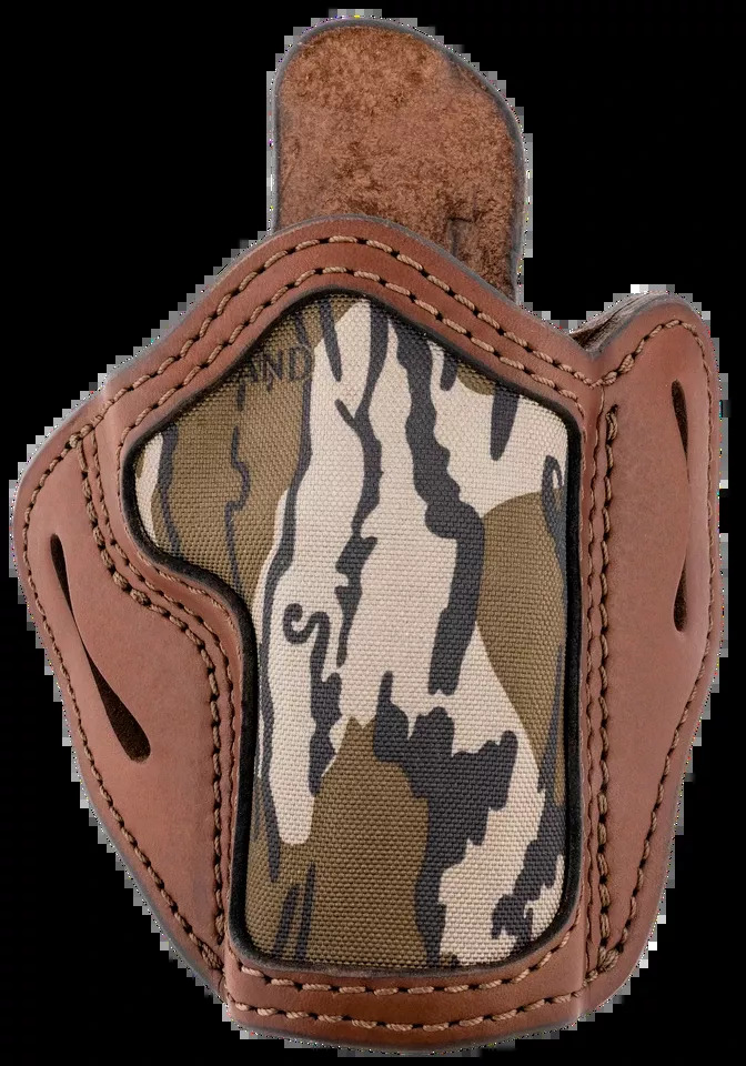 1791 Gunleather BH2.4 Optic Ready OWB Holster for Walther PPQ/Sig P320/Springfield XD-M - Brown/Mossy Oak Leather