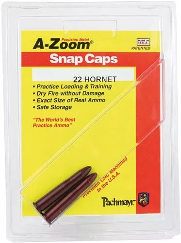 .22 Hornet Metal Snap Cap 2-Pack A-Zoom