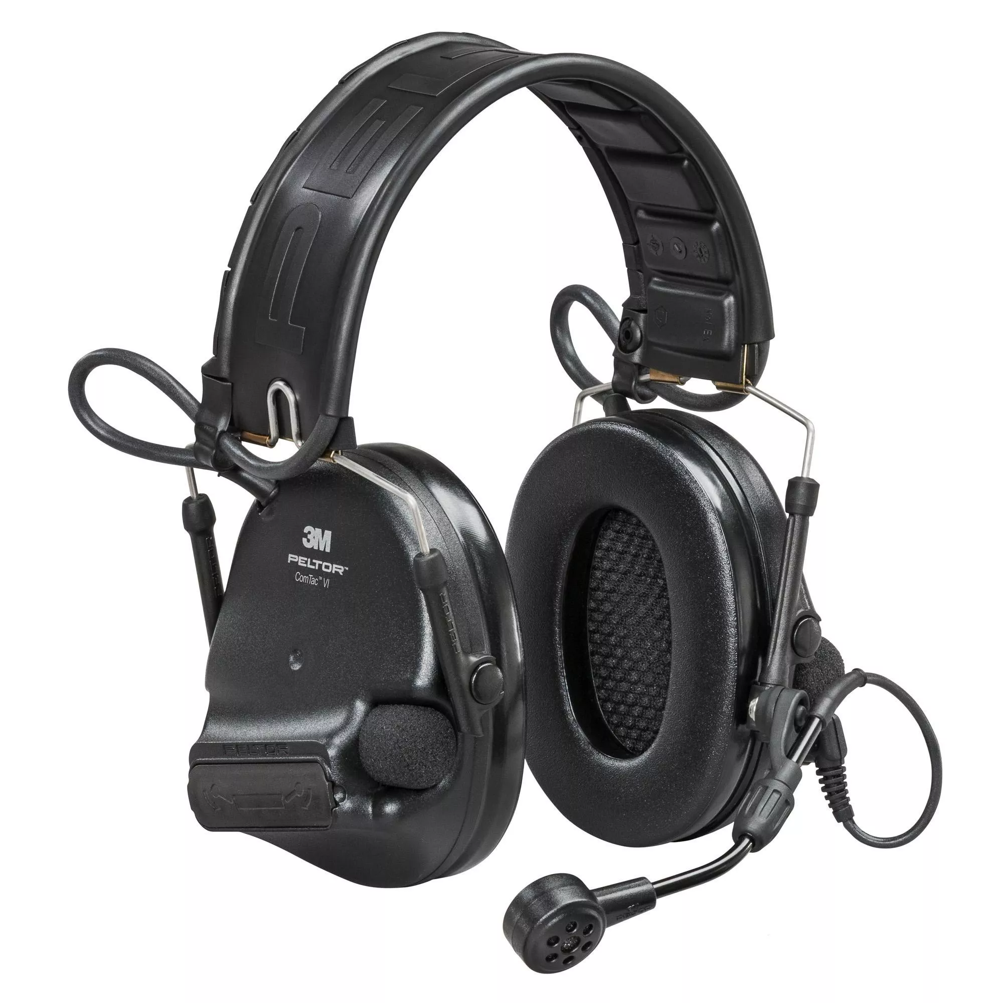 3M /Peltor ComTac VI Defender Electronic Earmuff w /Microphone