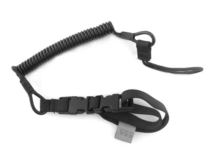 555 Pistol Lanyard w /loop and 2 Fastex