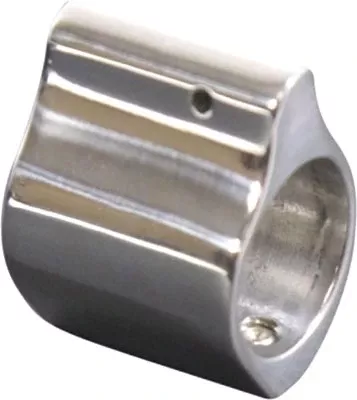 .750 Diameter Polished Stainless Steel Guntec Low Profile Gas Block