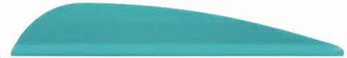AAE Elite Plastifletch Vanes Teal 1.75 in. 100 pk.