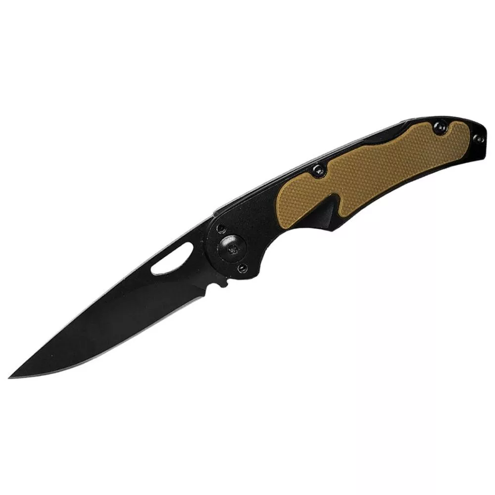 ABKT Elite Mark II Lockback Folding Knife 2-1/2″ Drop Point Blade Tan
