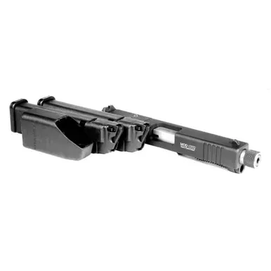 Advantage Arms Conversion Kit | 17-22G3-MOD | 22 LR | 4.49″ Threaded Barrel | Fits Glock 17/22 Gen 3 | Optics Ready | Black | Fixed Sights | 15 Rounds | 2 Magazines | AAC17-22G3-MOD