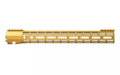 Aero Precision AR-15 ATLAS 15″ S-ONE M-LOK Handguard | Handguard | 15″ | Gold | APSL100522