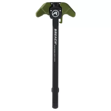 Aero Precision BREACH | AR-15 Charging Handle | Ambidextrous | Small Lever | Gas Deflection Shelf | Anodized Finish | Black and Olive Drab Green | APRA700130C
