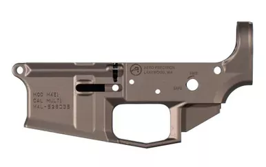 Aero Precision M4E1 Stripped Lower Receiver | Lower Receiver | Multi-Cal | Kodiak Brown | APAR600028C