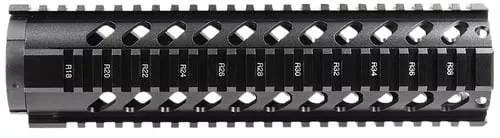 Aim Sports MT061 AR Handguard10″ Mid-Length Style Made of Aluminum with Black Anodized Finish & Quad Rail
