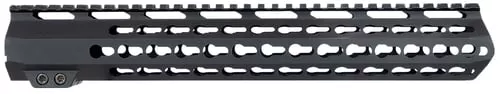 Aim Sports MTK13H308 AR Handguard13.50" High KeyMod Style Made of 6061-T6 Aluminum with Black Anodized Finish for 308 Cal AR-10