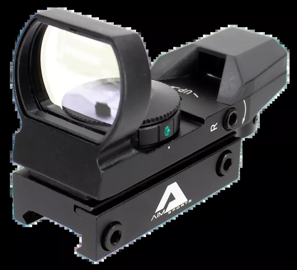Aim Sports RT403 Reflex Sight 1x34mm Red/Green Multi Reticle Matte Black Classic Edition