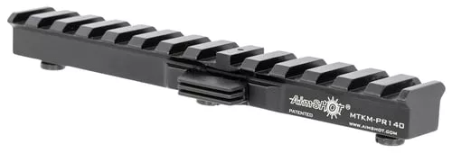 AimShot MTKMQR-140PR KeyMod AdapterPicatinny Rail 5.50" Black Hardcoat Anodized Aluminum Quick Release