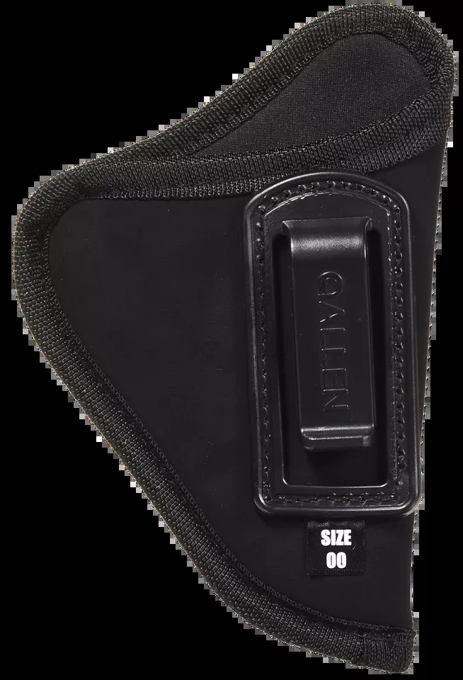 Allen 44600 IWB Conceal Carry Holster for Small/Medium Revolvers, Right Hand, Black Ultrasuede