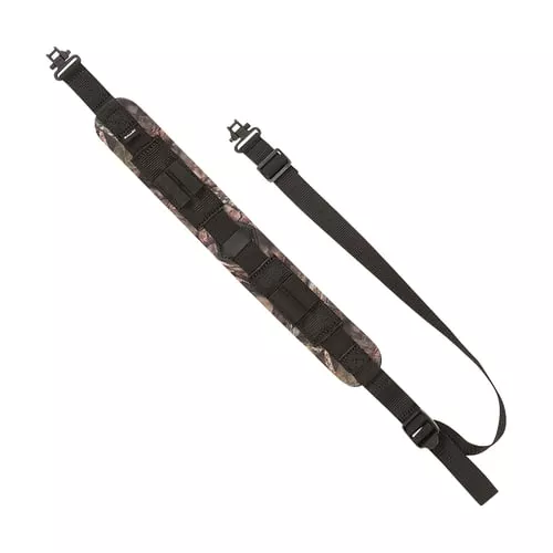 Allen 8293 Yukon Sling made of Mossy Oak Break-Up Country Neoprene with Sharkskin Back, 24"-40" OAL, 2" W, Adjustable Design & Swivels for Rifles