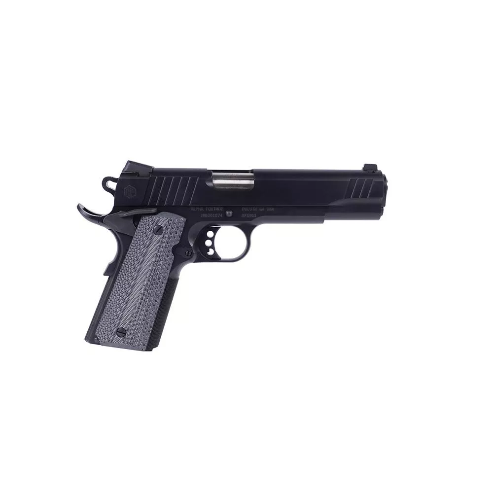Alpha Foxtrot 1911-Standard QPQ 80 Series Handgun .45 Auto 7rd Magazine 5″ Barrel