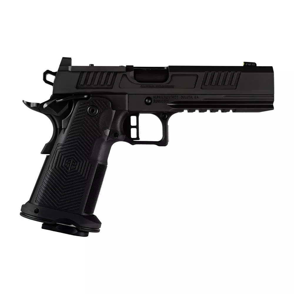 Alpha Foxtrot AF1911 Romulus Handgun 9mm Luger 17rd (1) & 20rd (1) Magazines 5″ Barrel Black OR