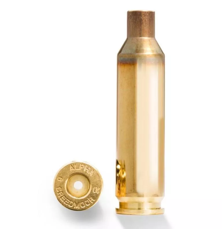 Alpha Munitions Ultra Premium Unprimed Brass Cartridge Cases 6mm Creedmoor – Large Rifle Primer 100/Box