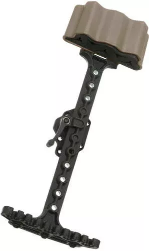 Alpine Bear Claw 5 Arrow Quiver Buckskin Model: