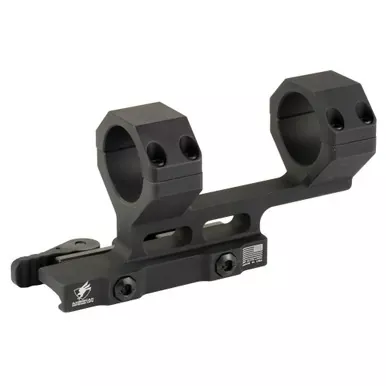 American Defense Mfg. AD-DELTA | Quick Detach Scope Mount | 34mm | 1.93″ Height | Anodized Finish | Black | AD-DELTA-C-H-34-STD