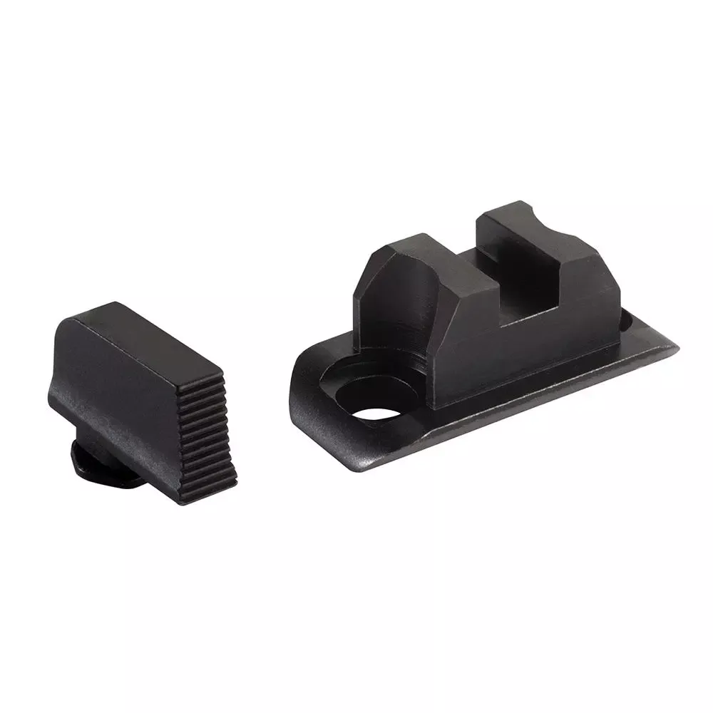 Ameriglo Optic Compatible Sight Set for Glock 43X/48 A-Cut Black Front and Back