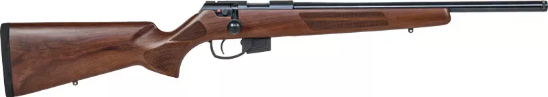 Anschutz 1761 Hb 22LR 18″ Tb – Blued/walnut Classic 2-STG