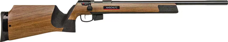 Anschutz 1761 Hb Msr 22LR – 21.4″ Blued/walnut 2-STG