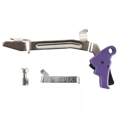Apex Tactical Specialties Action Enhancement Kit | Trigger Kit | For Glock Gen 3/4 Standard Frame | Purple | 102-P165