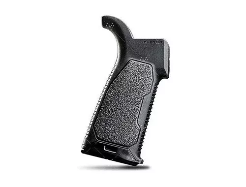 AR OVERMOLDED ENHANCED PISTOL GRIP – BLACK, 15 DEGREES