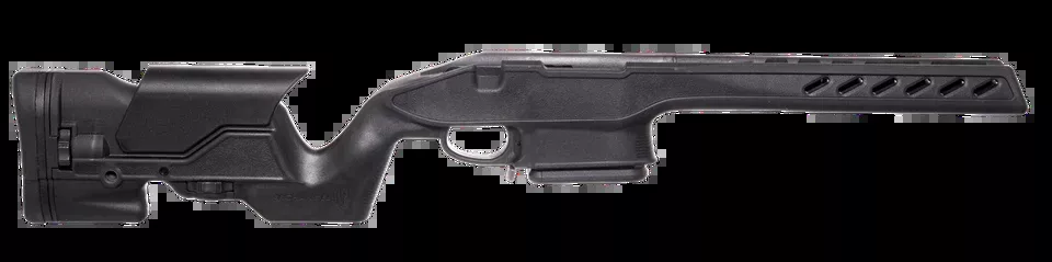 Archangel AA700SA Precision Elite Stock for Remington 700 Short Action with Adjustable Cheek Riser and Magazine - Black Synthetic