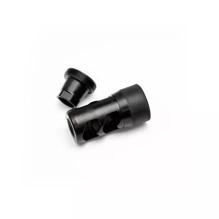 Area 419 Hellfire 2P-Self Timing Muzzle Brake w/ Adapter 223/6mm 5/8-24