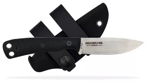 ASCENT MINI – BLACK, DROP POINT, PLAIN EDGE, 2.9″ BLADE, G10 HANDLE