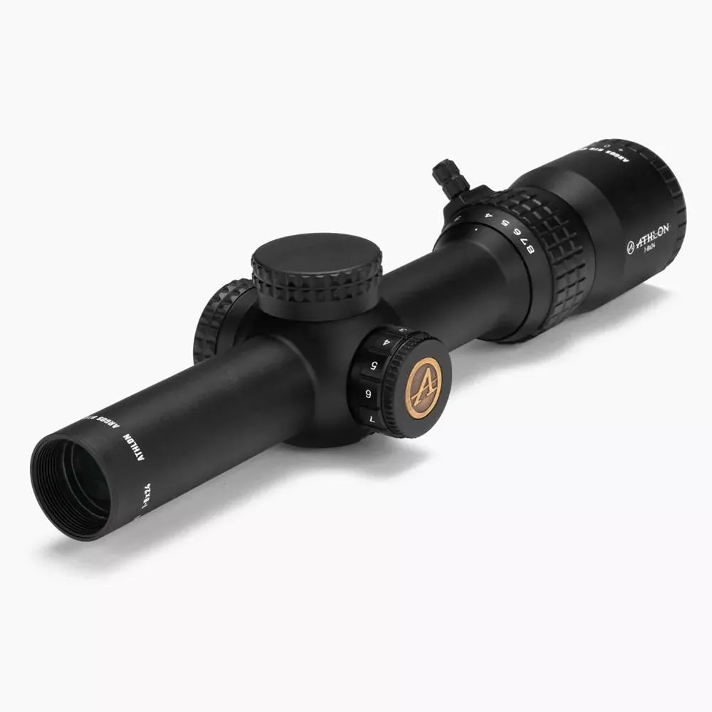Athlon Argos BTR Gen 3 Rifle Scope 1-8×24 30mm SFP ATMR4 IR MOA Black