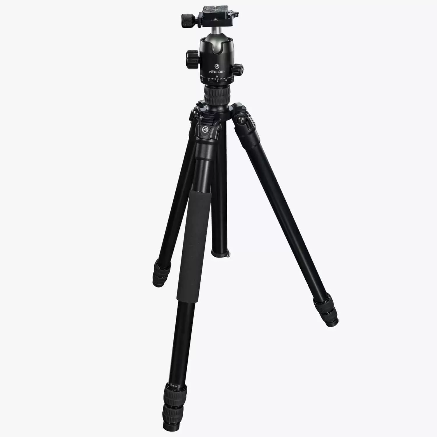 Athlon Midas AL28 Aluminum Tripod 17″ – 65″ Black with Soft Sided Carrying Case