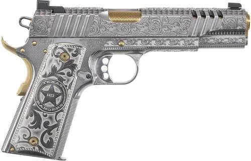 Auto-Ordnance Texas Ranger Special Edition 45 ACP 7+1 5" Gold Plated PVD