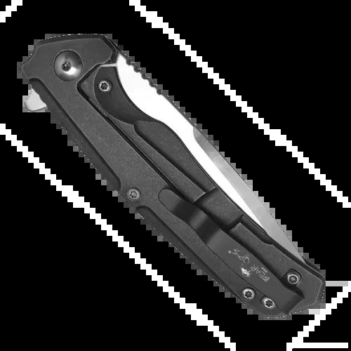 B&s 4"titnium Flpr S35vn with pocket Clip