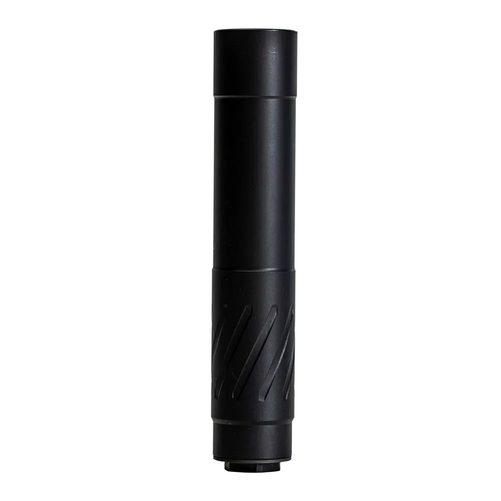 Banish 46 V2 Direct Thread Suppressor w/Mount .460 Titanium/Stainless Steel 5/8″x24 Black 8″ Length