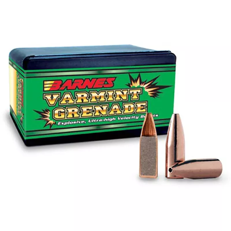 BARNES BULLETS – Varmint Grenade 22 Caliber (0.224″) FB 36gr 250/Box Quantity Discount PriceAdd To Favorite
