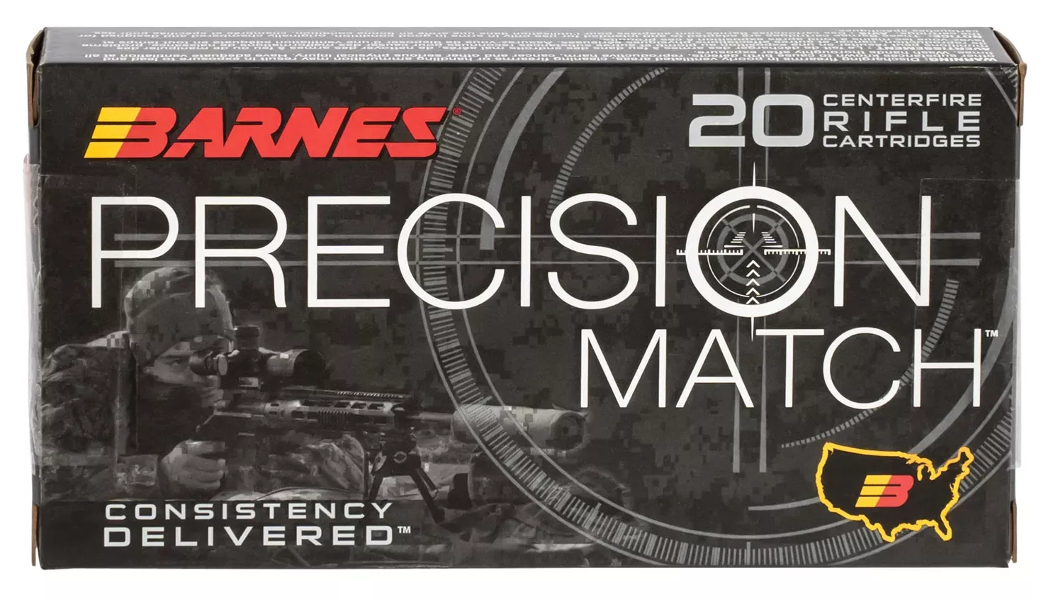 Barnes Precision Match 6MM Creedmoor 112 Grain Open tip match, 20-Round Box