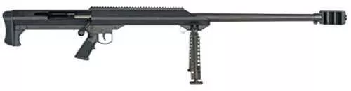 Barrett Model 99, Single Shot, 50 BMG, 32" Heavy Barrel, QDL Muzzle Brake, Cerakote Finish, Black, Includes Bi-Pod and Leupold MARK 4HD 8-32x56 19945