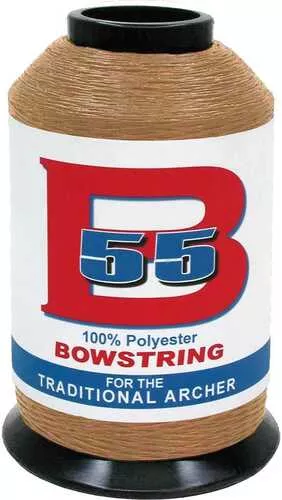 BCY B55 Bowstring Material Medium Brown/Tan 1/4 lb.