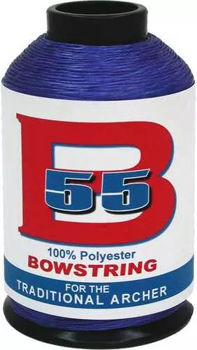 BCY B55 Bowstring Material Royal Blue 1/4 lb. Model: