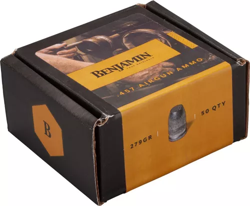 BENJAMIN 457 CALIBER PELLETS – 279 GRAIN FLAT NOSE 50 PACK