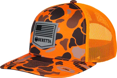 BERETTA CAP PM TRUCKER R 112 – RUBBER PATCH BLAZE DUCK CAMO