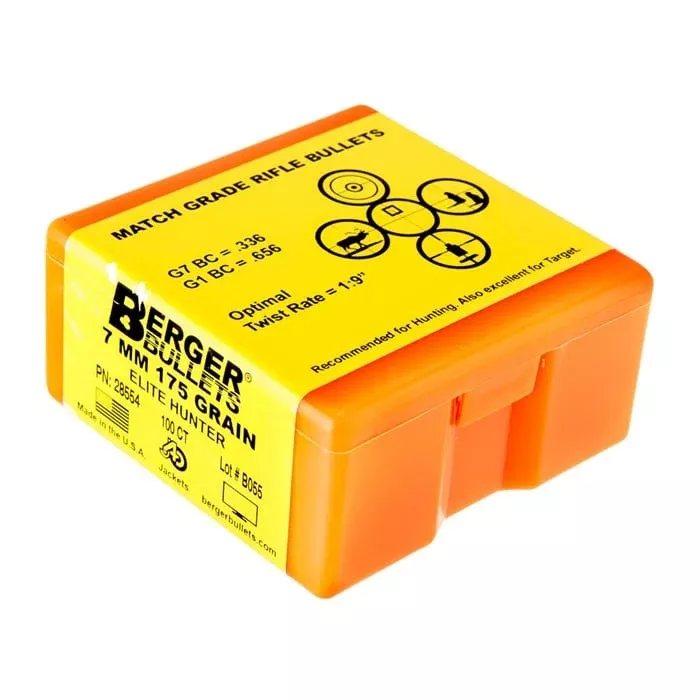 BERGER BULLETS – 7mm (0.284″) 175gr Hybrid Boat Tail 100/Box Quantity Discount PriceAdd To Favorite