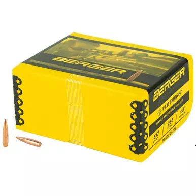 Berger Bullets VLD Target | .243 Diameter | 6MM/243 Winchester | 105 Grain | Boat Tail Hollow Point | 500 Count | 24729