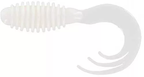 Big Bite Baits 2 In. Ring Triple Tip Grub Wh 10 Pack Model: RTTG219